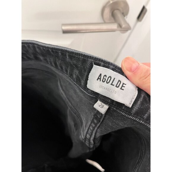 Agolde Vintage High Rise Bootcut in Technique Black Size 29 - Picture 10 of 13
